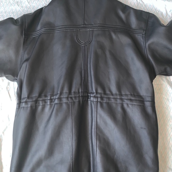 GV Italy Moda Designer Faux Leather Jacket - Picture 8 of 8